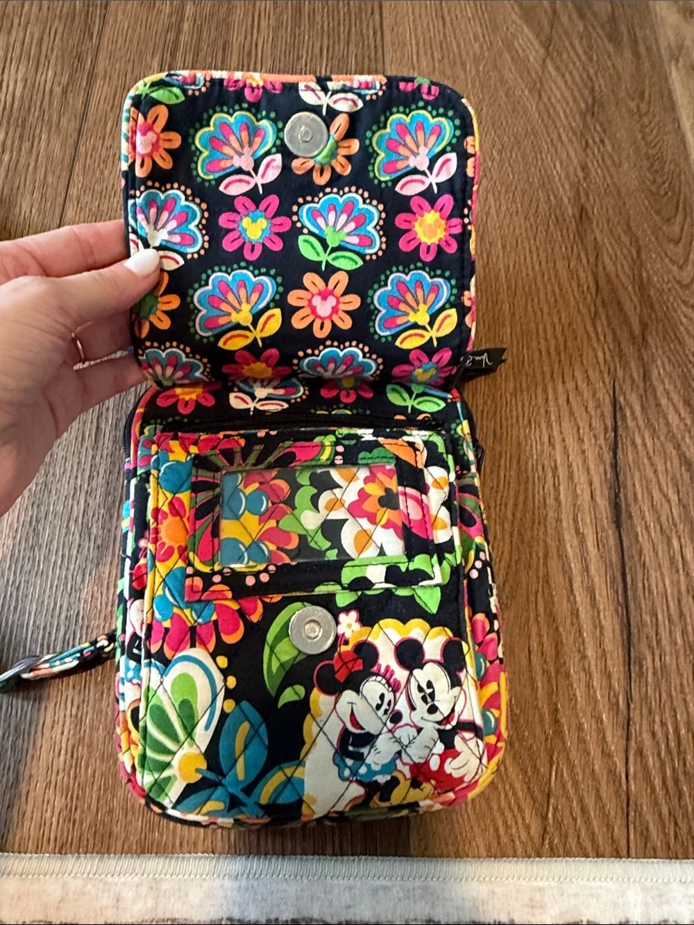 Vera Bradley Disney Parks Midnight with Mickey and Minnie Crossbody Bag